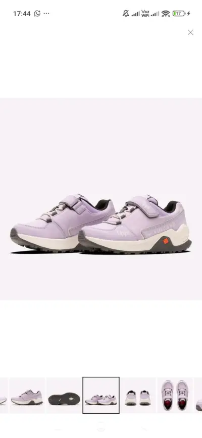 Zapatillas de trekking Uppi Vulcano lila Talla 31 - miniatura 4