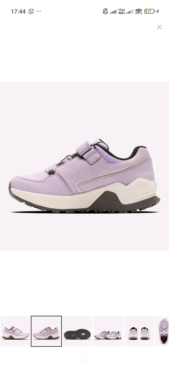Zapatillas de trekking Uppi Vulcano lila Talla 31 - 5