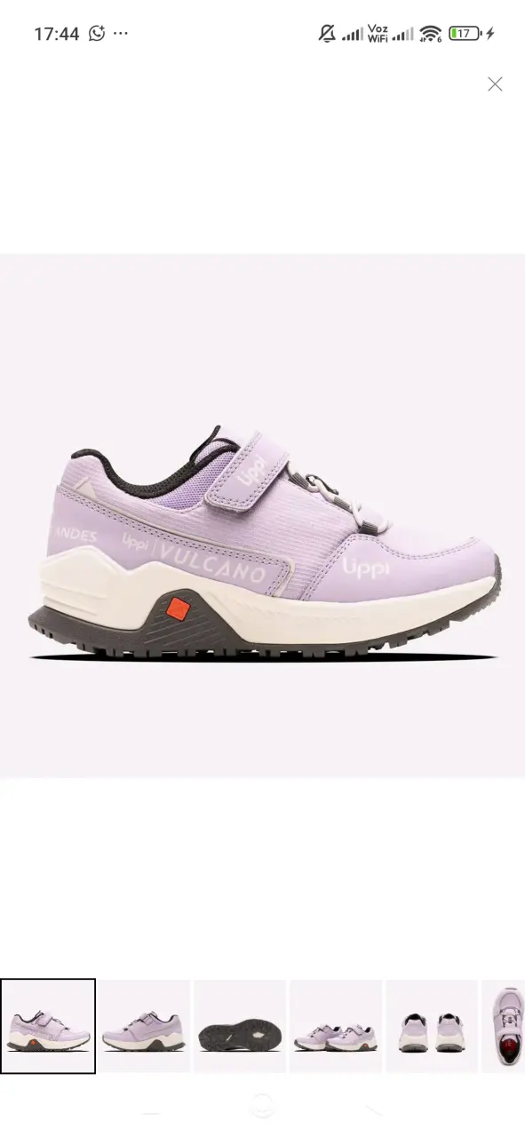 Zapatillas de trekking Uppi Vulcano lila Talla 31 - 6