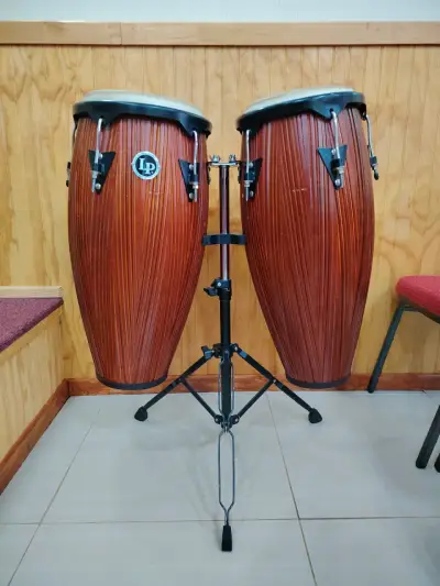 Congas LP de madera con soporte - miniatura 4
