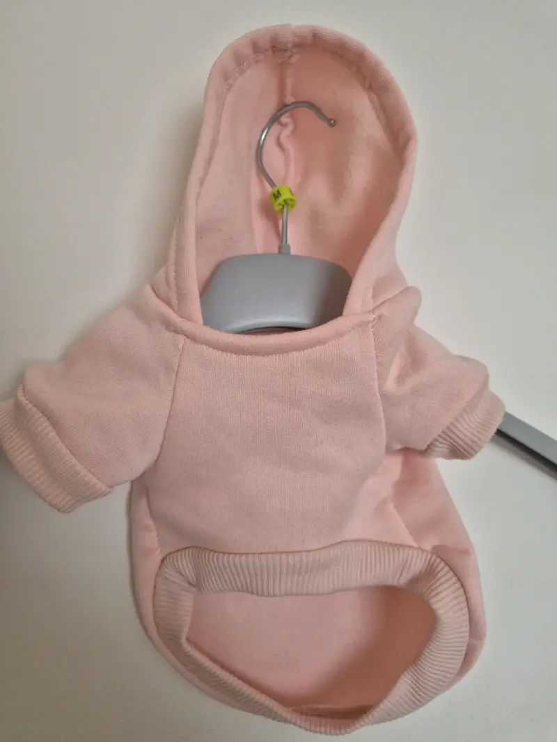 Polerón para perro rosa con capucha Adidog - 2
