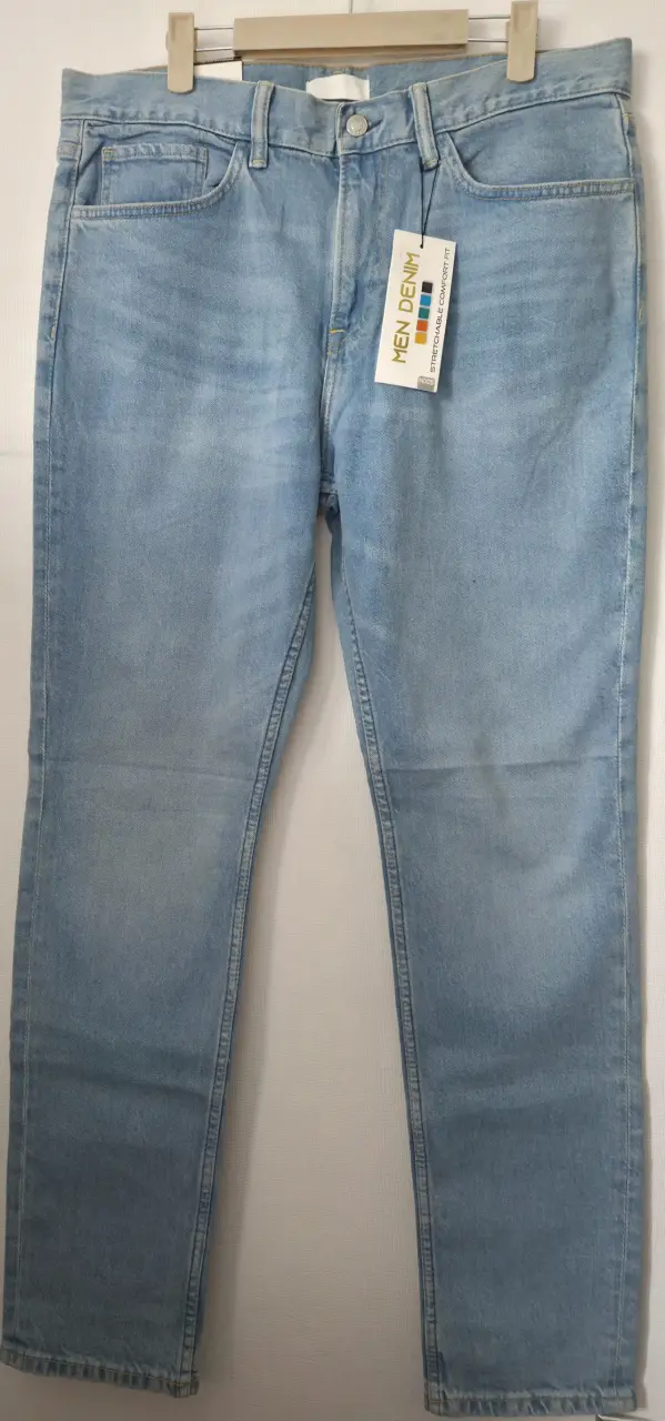 Jeans H&M Men Denim Hombre – Azul Claro - 1