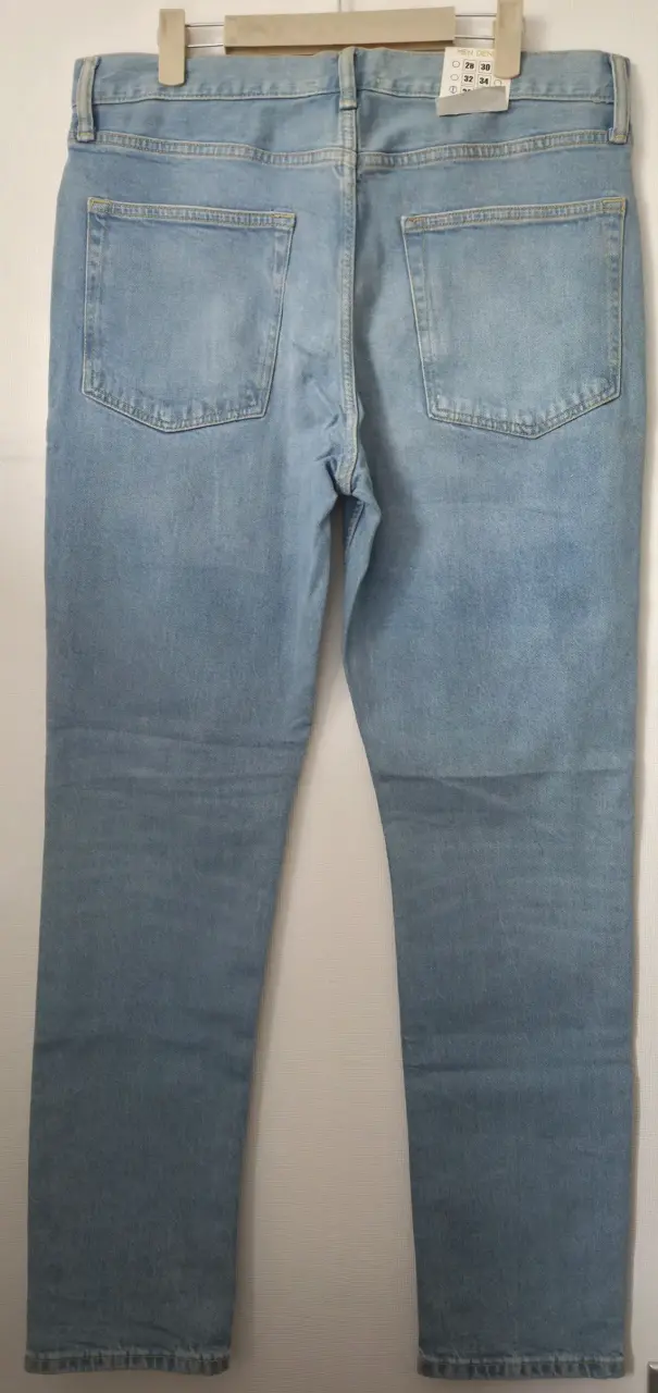 Jeans H&M Men Denim Hombre – Azul Claro - 3