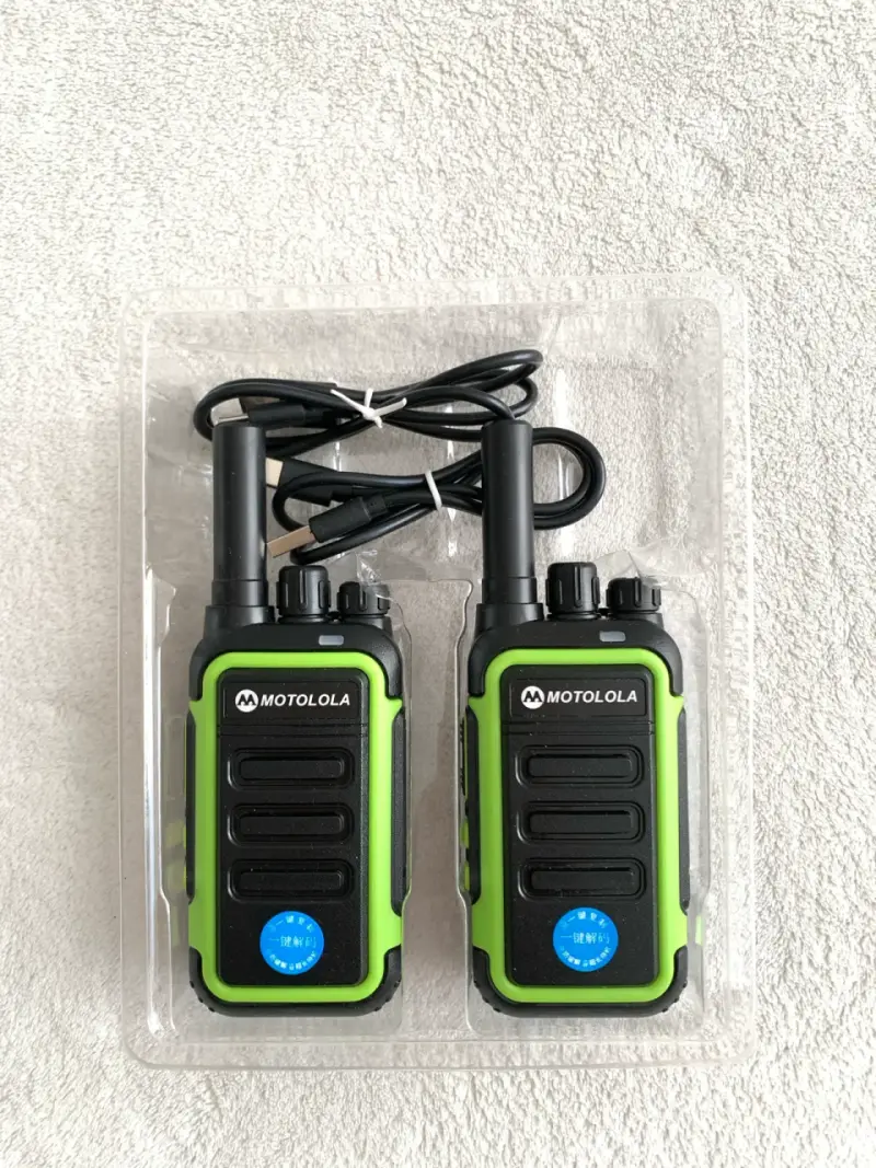 Walkie Talkies Motolola Verdes - 1