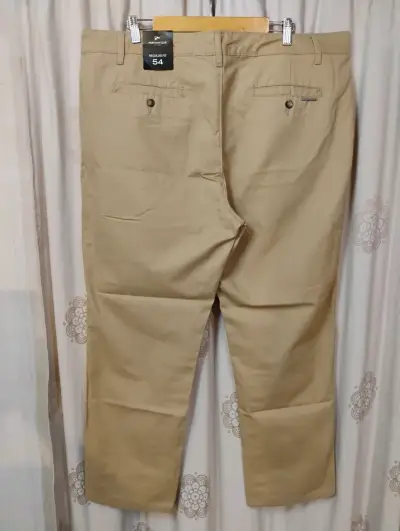 Pantalón beige para hombre talla 54 - miniatura 2