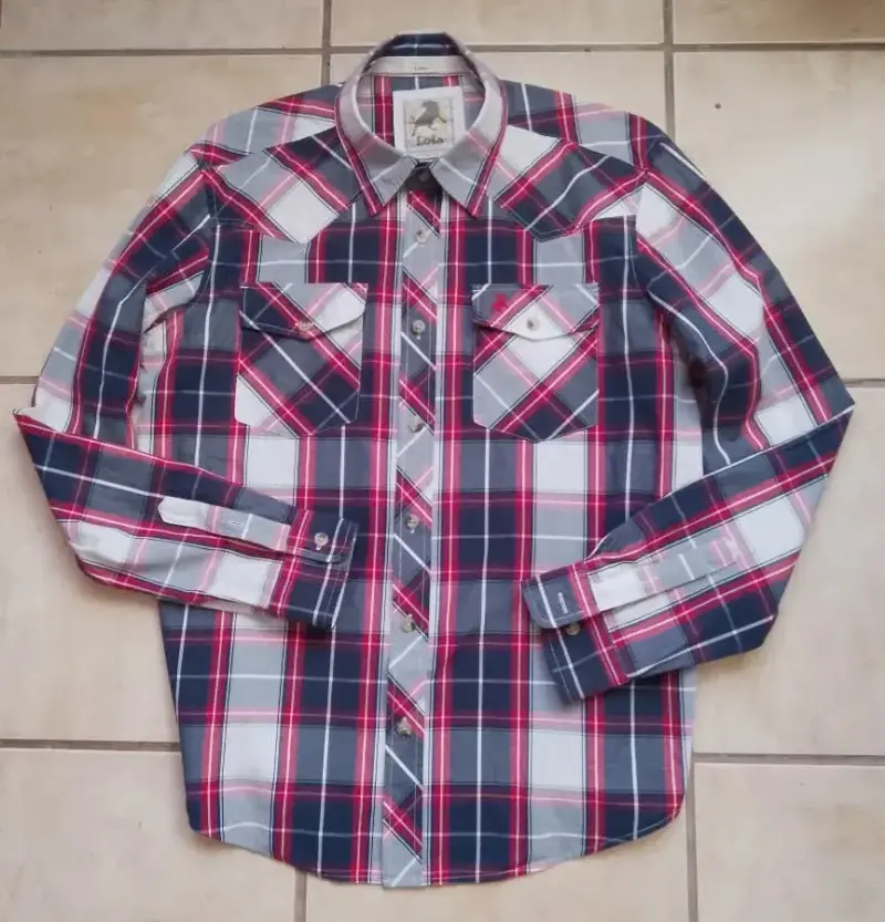 Camisa Escosesa Lois Algodon Talla Xl Hombre - 2