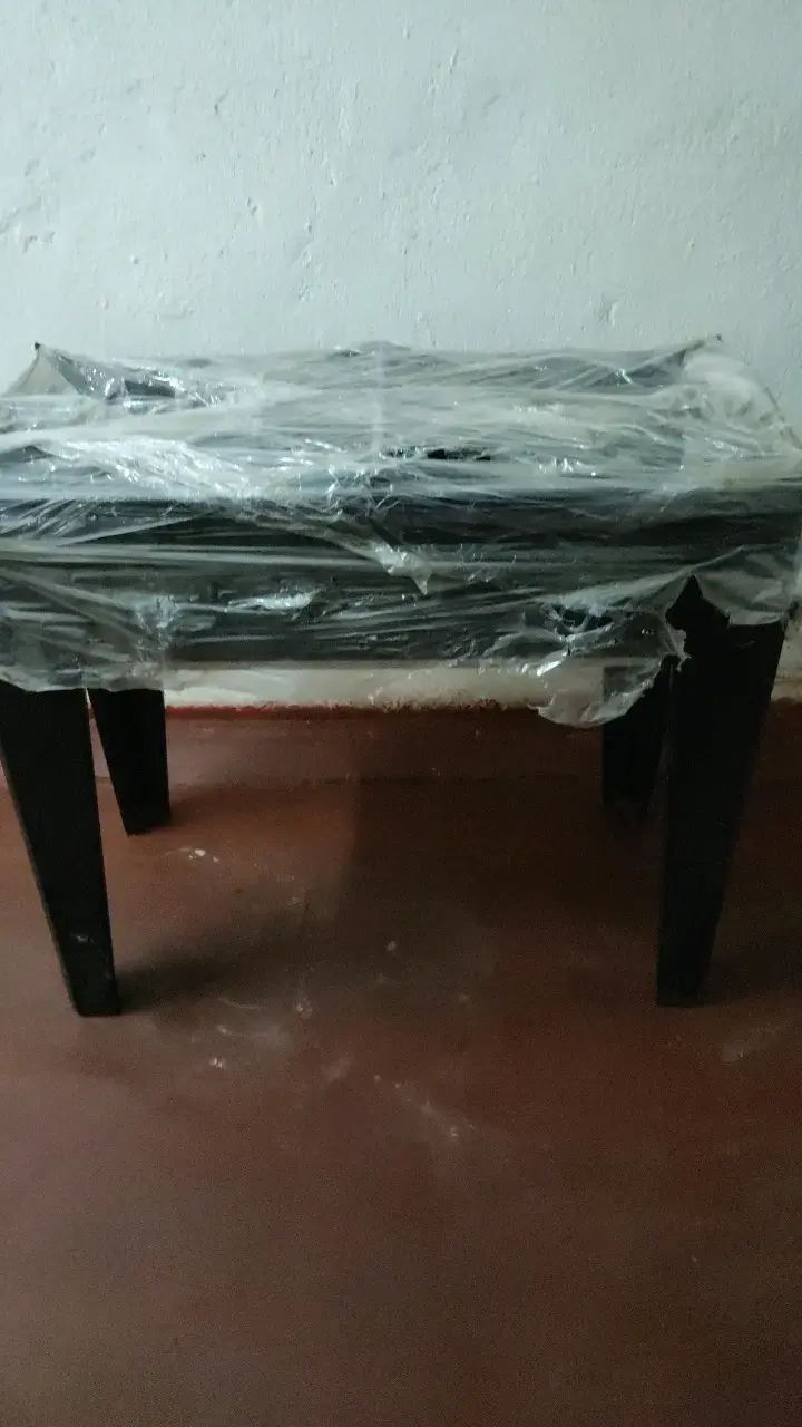 Cocina a gas de dos quemadores negra - 1