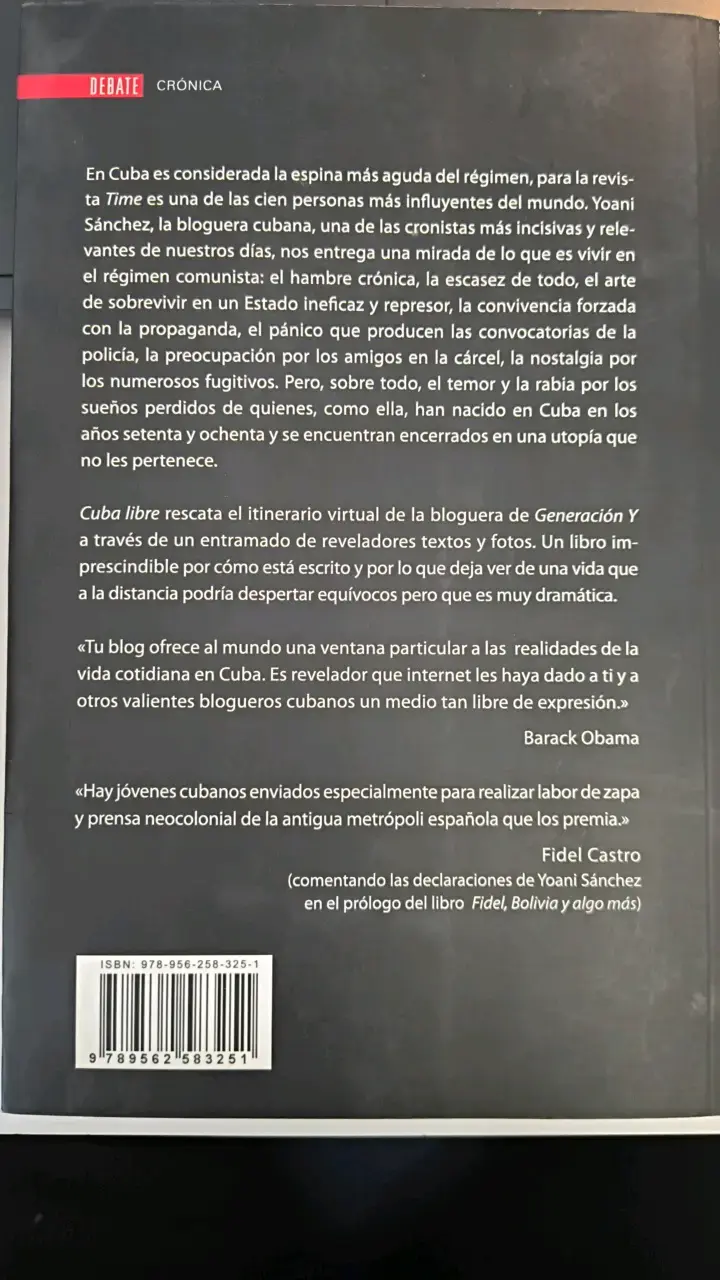 Libro 'Cuba Libre' de Yoani Sánchez - 2