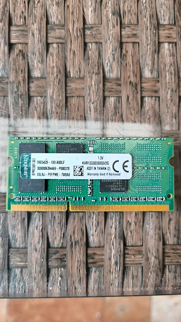 Memoria RAM Kingston 2GB DDR3 para Laptop