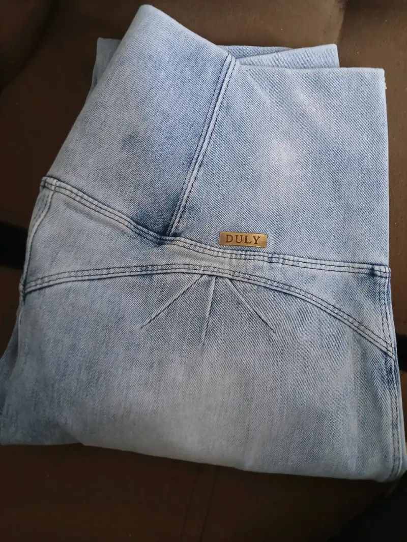 Jeans ajustados de mujer azul - 2