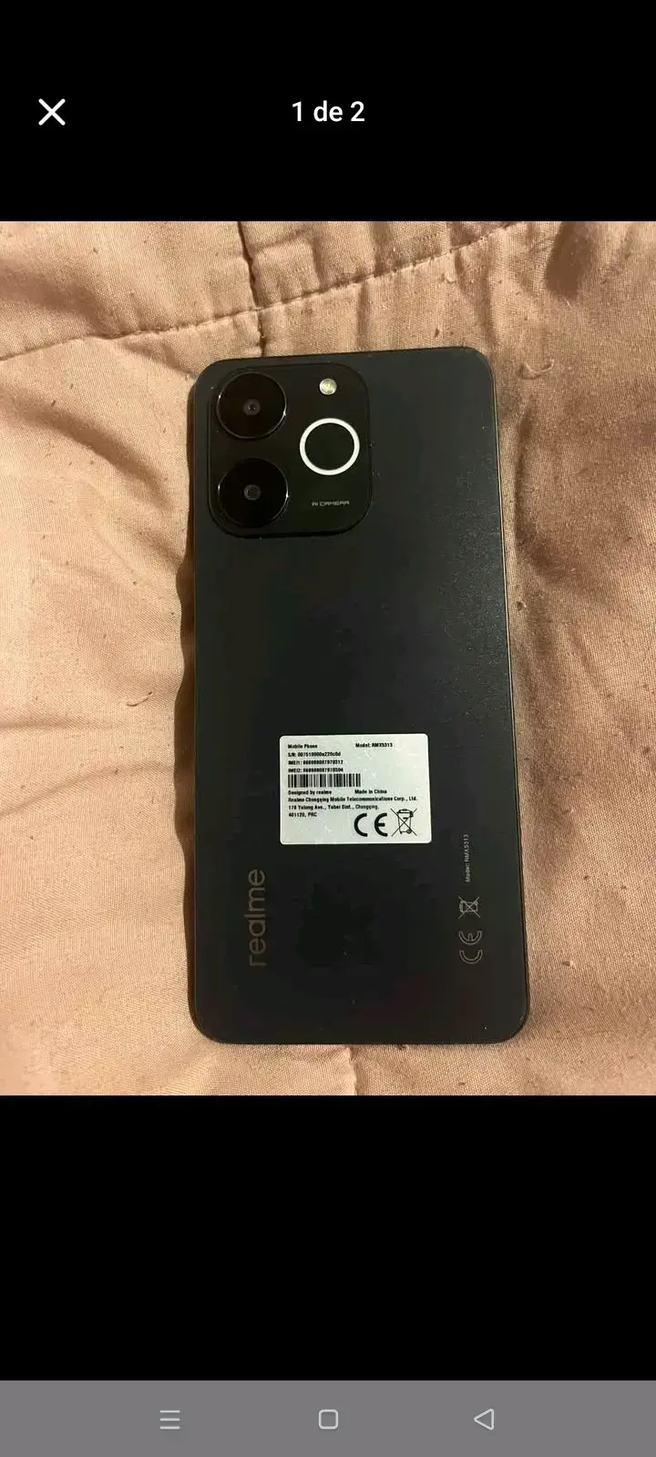 Smartphone Realme con pantalla grande y cámara dual - 2