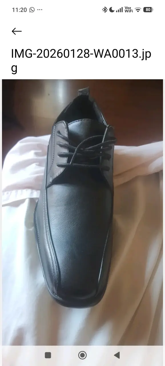 Zapatos de Cuero negros para hombre en buen estado - 2