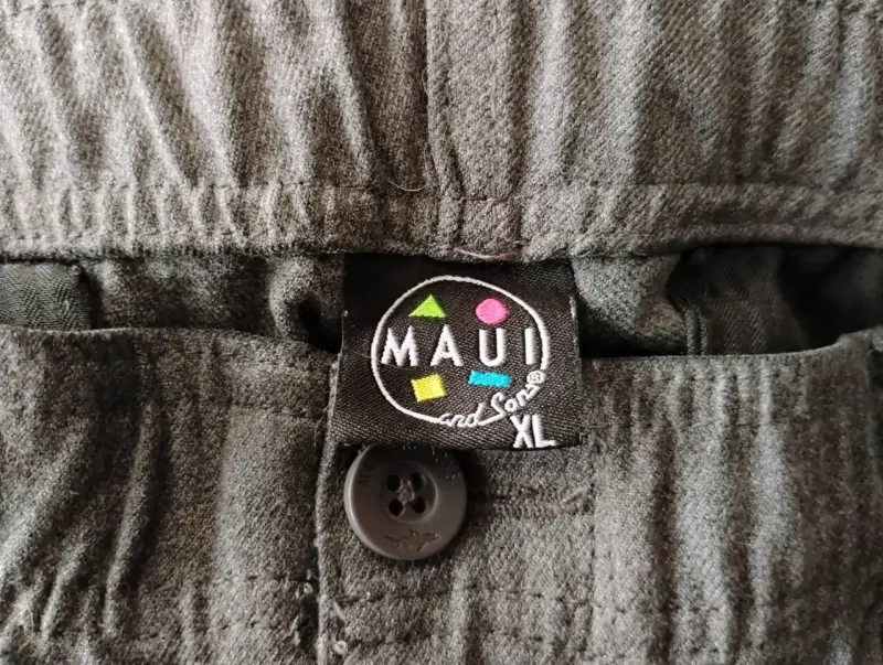 Pantalones Maui gris para hombre talla XL - 3