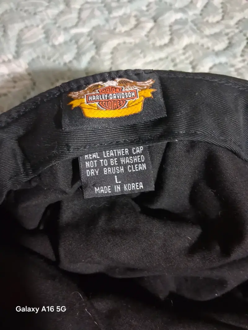 Gorra de cuero Harley-Davidson negra - 3