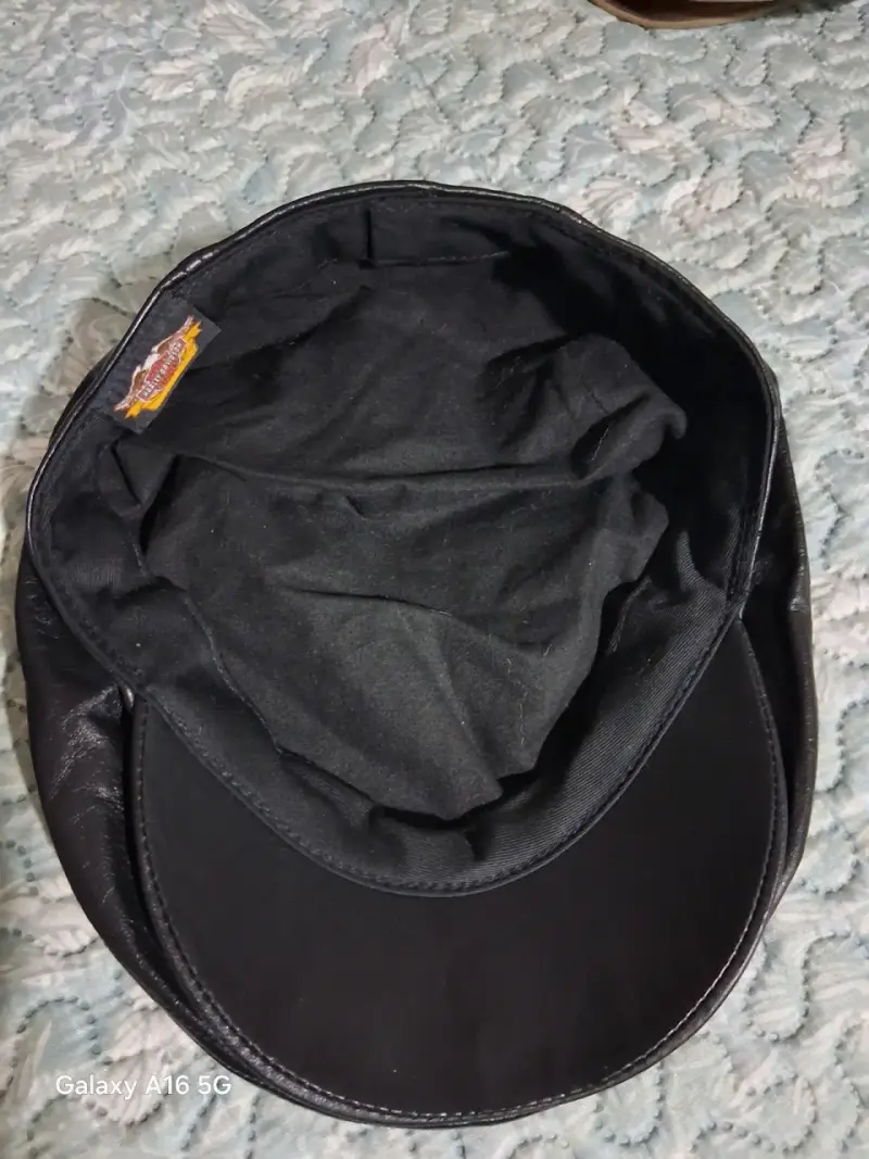 Gorra de cuero Harley-Davidson negra - 4