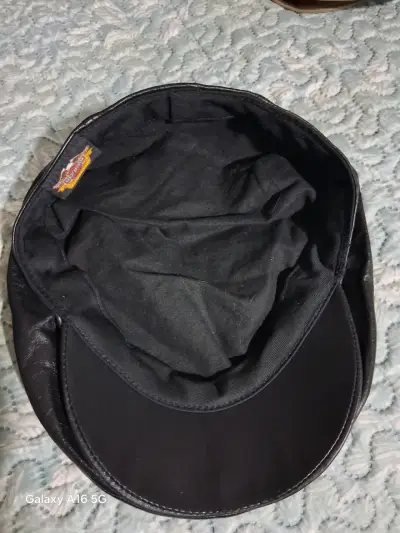 Gorra de cuero Harley-Davidson negra - miniatura 4