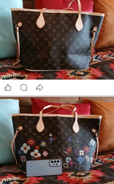 Bolso Louis Vuitton con diseño floral - miniatura 2