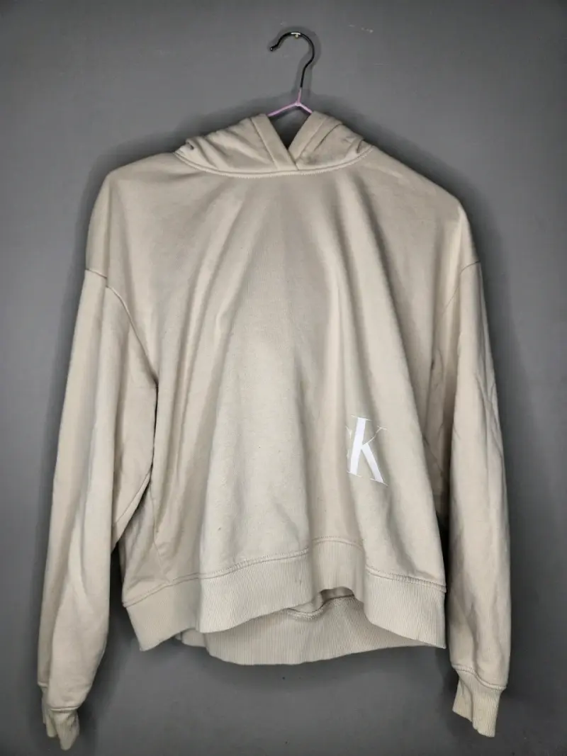 Polerón Calvin Klein Jeans Beige Talla S - 1