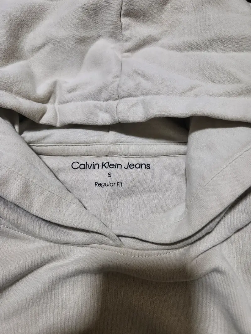 Polerón Calvin Klein Jeans Beige Talla S - 2