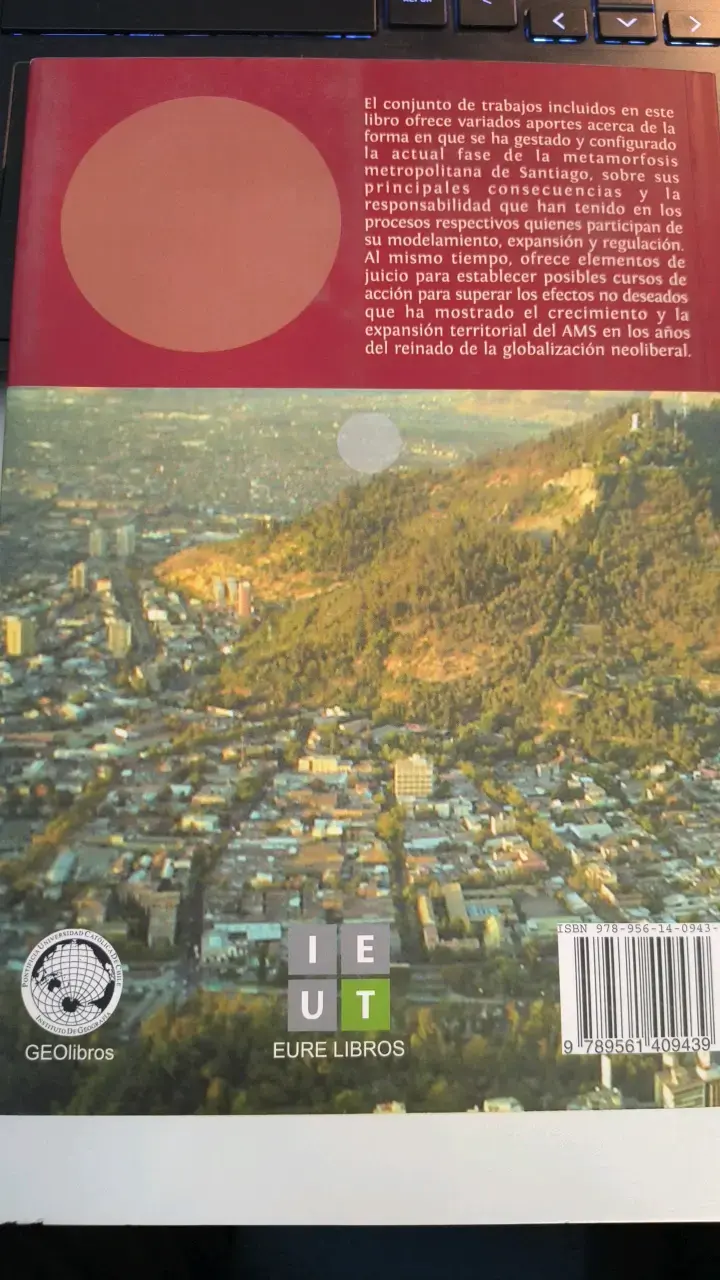 Libro 'Santiago de Chile: Movilidad Espacial y Reconfiguración Metropolitana' - 4