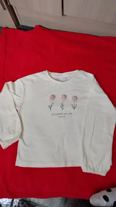 Polera manga larga para niña Yamp - miniatura 1