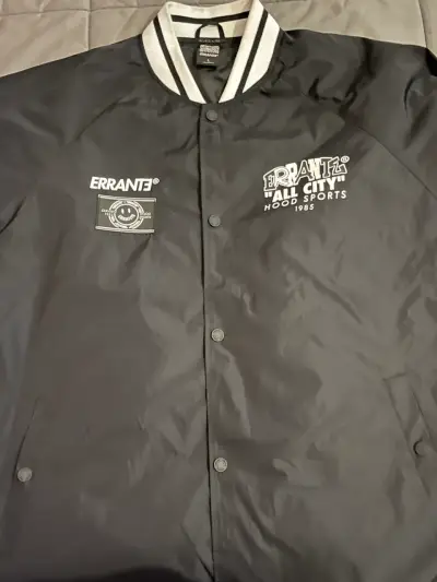 Chaqueta bomber negra Errante All City - miniatura 1