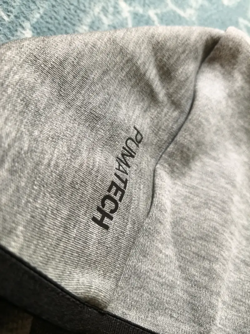 Polerón con capucha gris Puma para hombre - 3