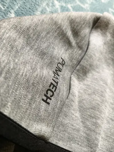 Polerón con capucha gris Puma para hombre - miniatura 3