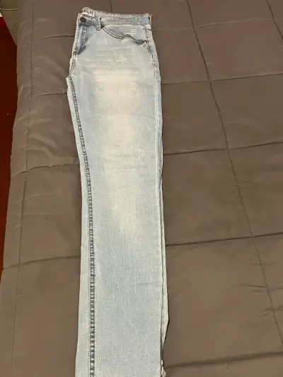 Jeans skinny fit celeste Bearcliff - miniatura 1