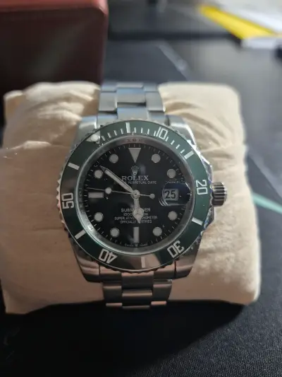 Reloj Rolex Submariner Verde Acero Inoxidable - miniatura 2
