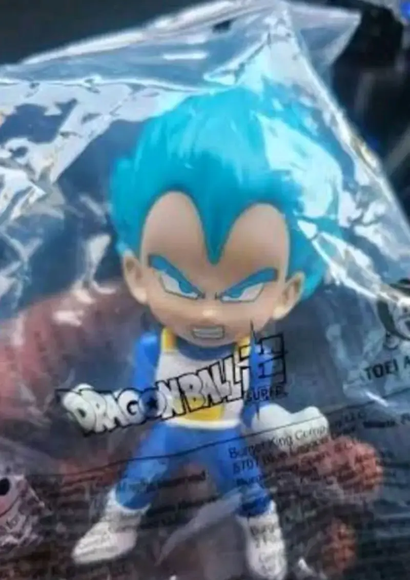Figura de Vegeta Dragon Ball Super Burger King - 1