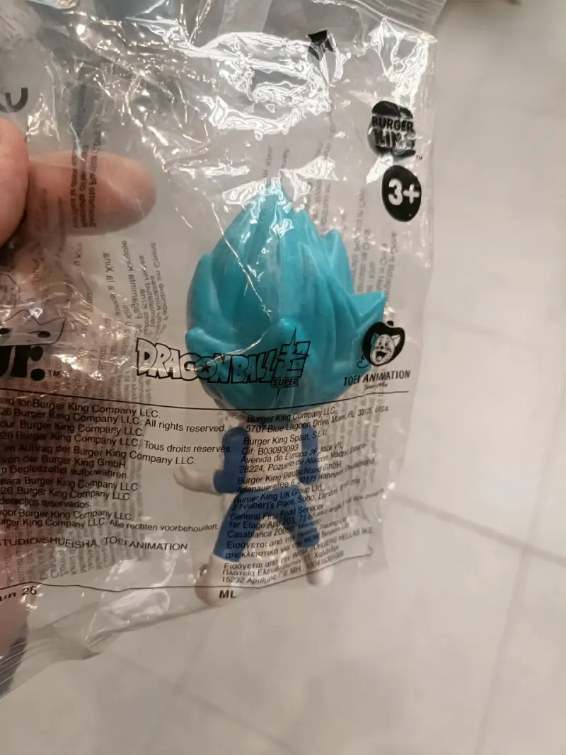 Figura de Vegeta Dragon Ball Super Burger King - 3