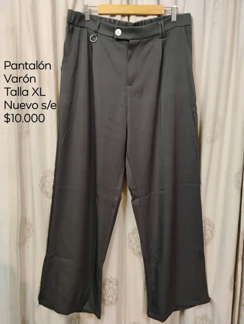 Pantalón Baggy gris para Hombre XL - 4