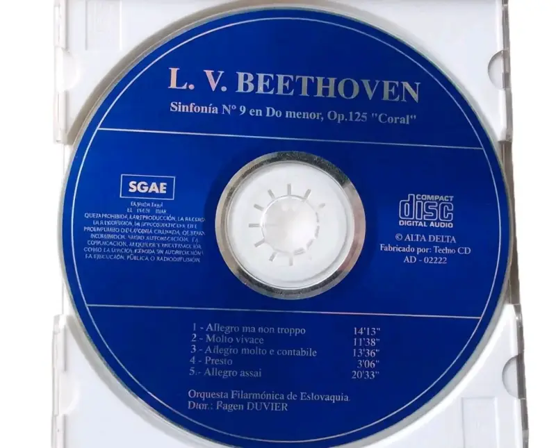 CD Sinfonía Nº 9 Beethoven Orquesta Filarmónica Es