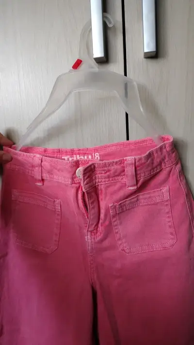 Jeans rosados para niña Tribu talla 8 - miniatura 4