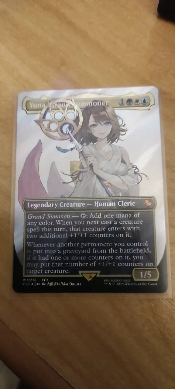 Carta Yuna Grand Summoner Magic The Gathering - 1