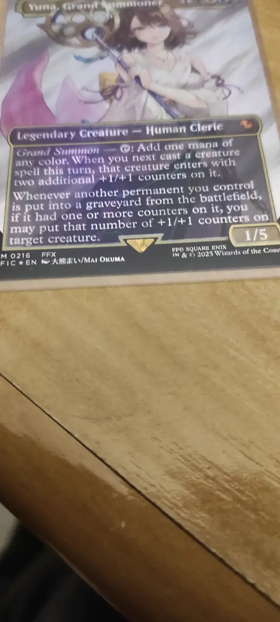 Carta Yuna Grand Summoner Magic The Gathering - 3