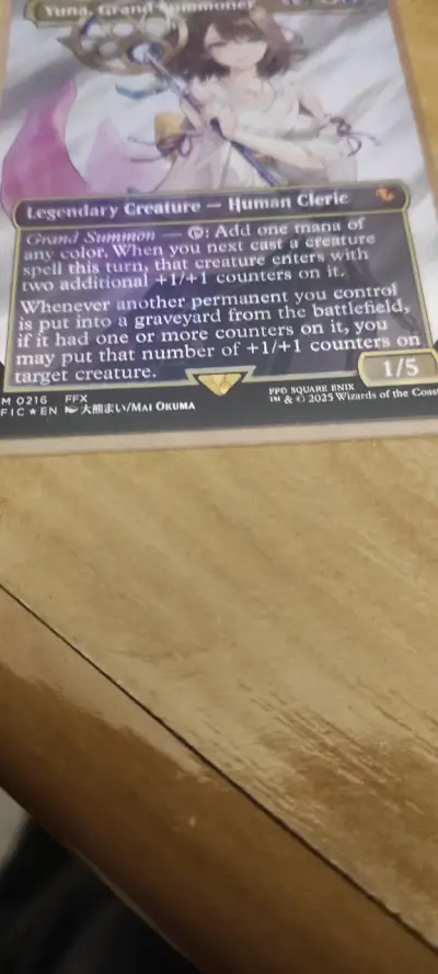 Carta Yuna Grand Summoner Magic The Gathering - miniatura 3
