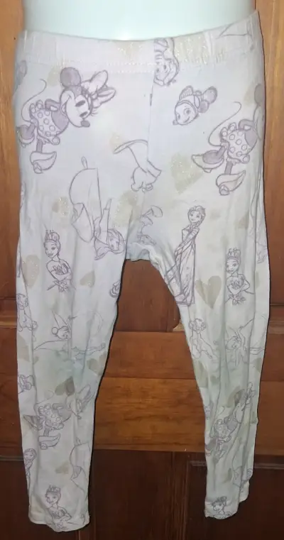 Calzas de niña Disney con estampado de princesa - miniatura 1