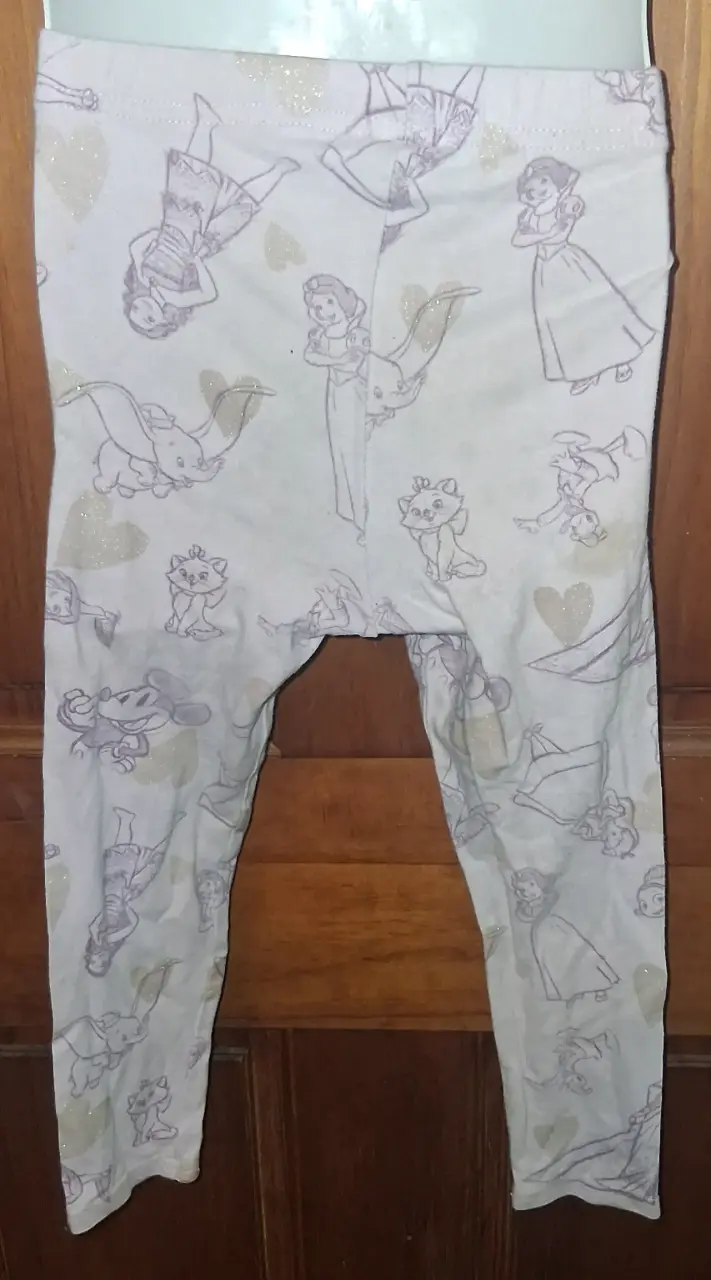Calzas de niña Disney con estampado de princesa - 2