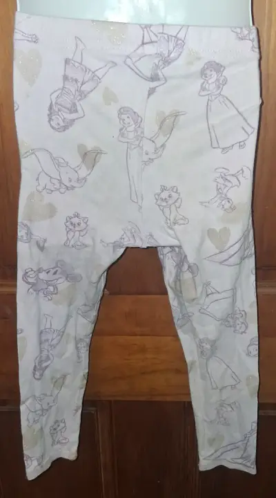 Calzas de niña Disney con estampado de princesa - miniatura 2