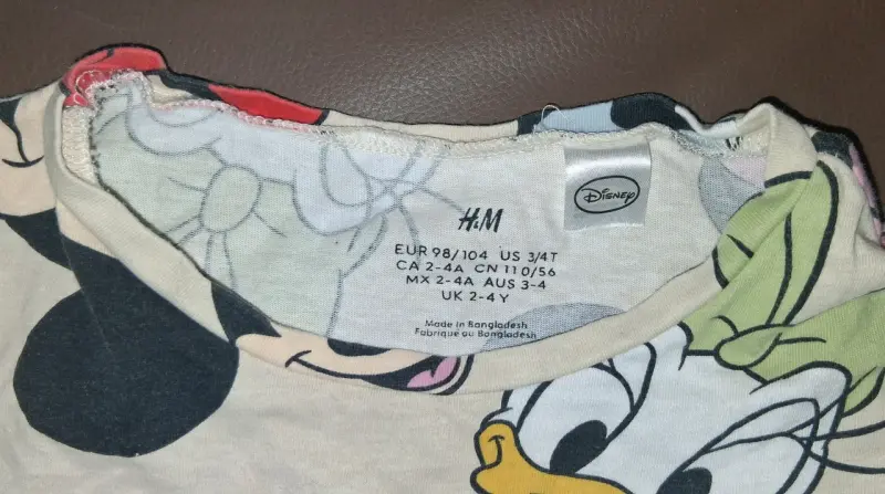 Polera infantil Disney con personajes - 3