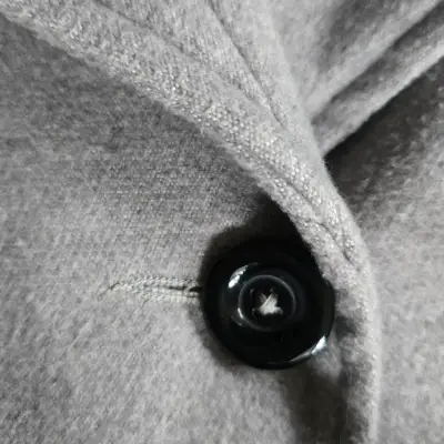 Abrigo Gris Talla S gris con cinturón para mujer - miniatura 5