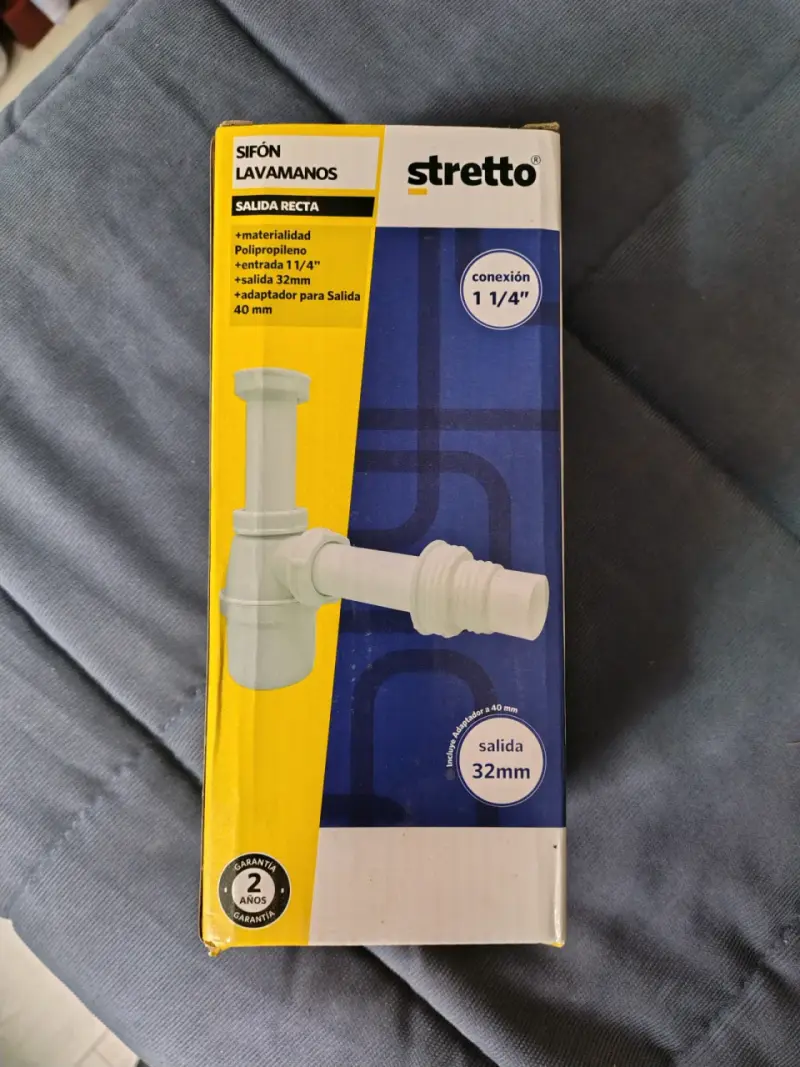 Sifón para lavamanos Stretto de polipropileno