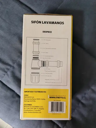 Sifón para lavamanos Stretto de polipropileno - miniatura 2