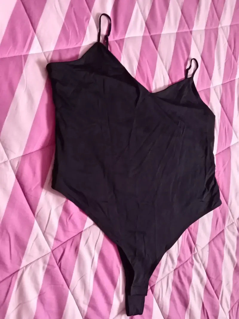 Body negro de tirantes H&M talla XL - 2