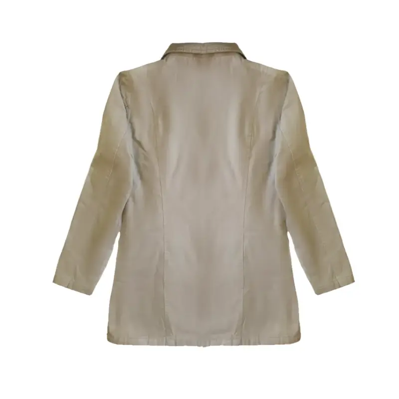 Parka Opposite beige Talla S mujer con cierre - 2