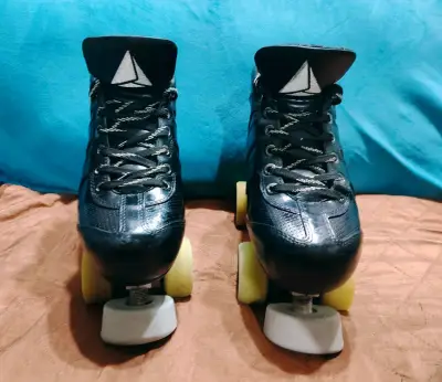 Patines de cuatro ruedas Azemad negros - miniatura 5