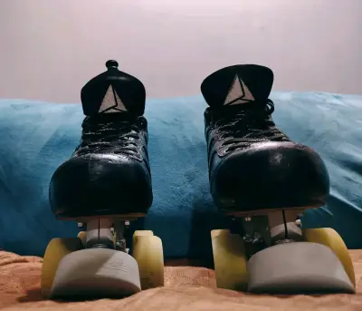 Patines de cuatro ruedas Azemad negros - miniatura 6