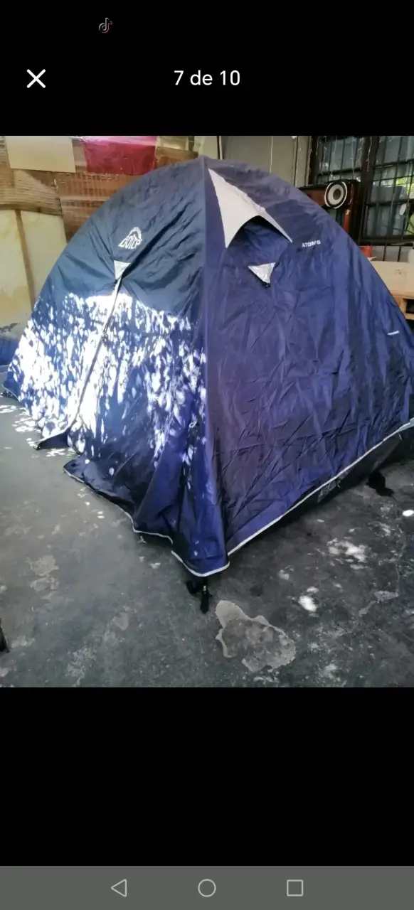 Carpa de camping Doite Atom 6 personas azul - 3